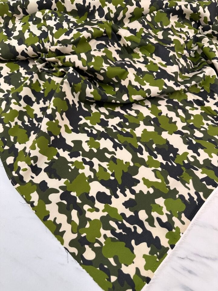 Kamuflaj Desen Likralı Etek Elbise Pantolon Ceket