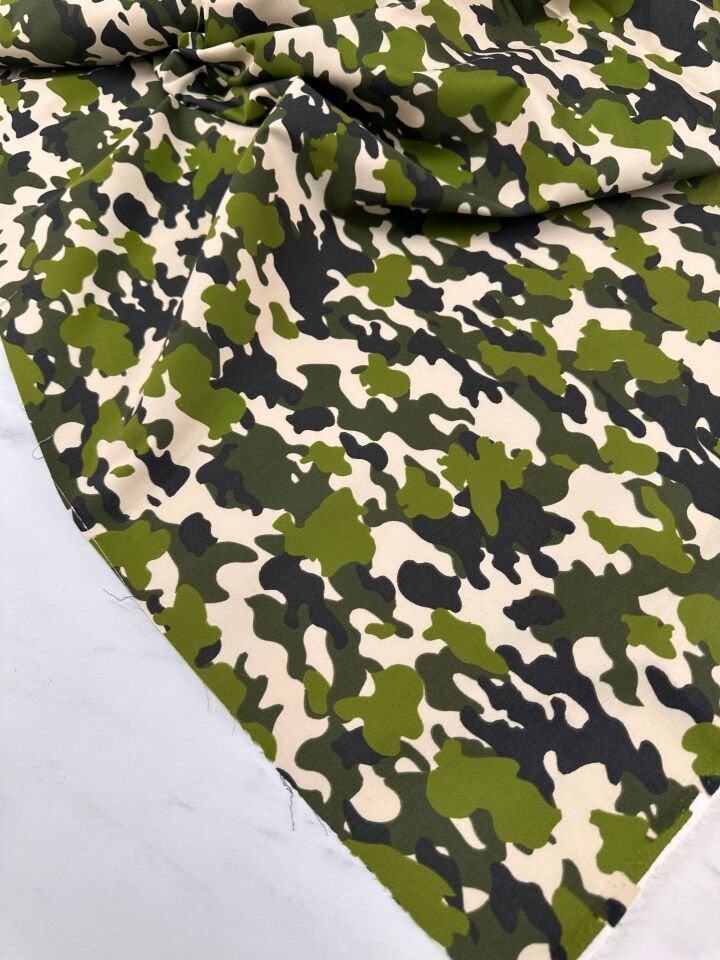 Kamuflaj Desen Likralı Etek Elbise Pantolon Ceket