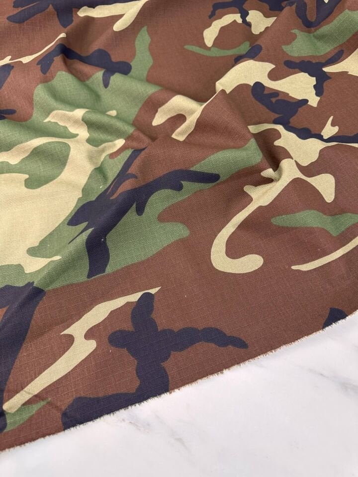 Kamuflaj Desen Etek Pantolon Ceket Kap Kumaşı
