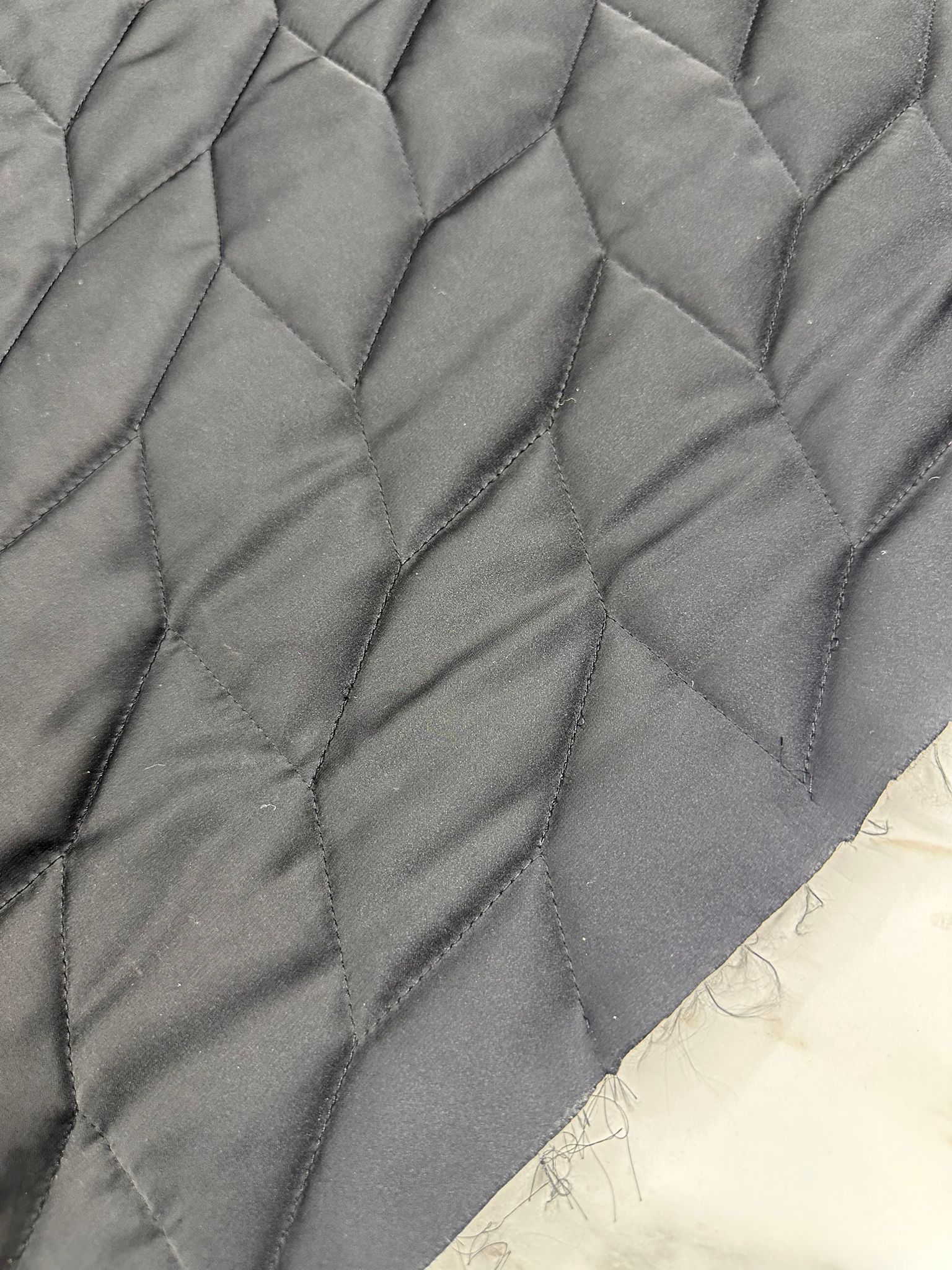 Siyah Çift Taraflı Kapıtone Kumaş Mont Yelek