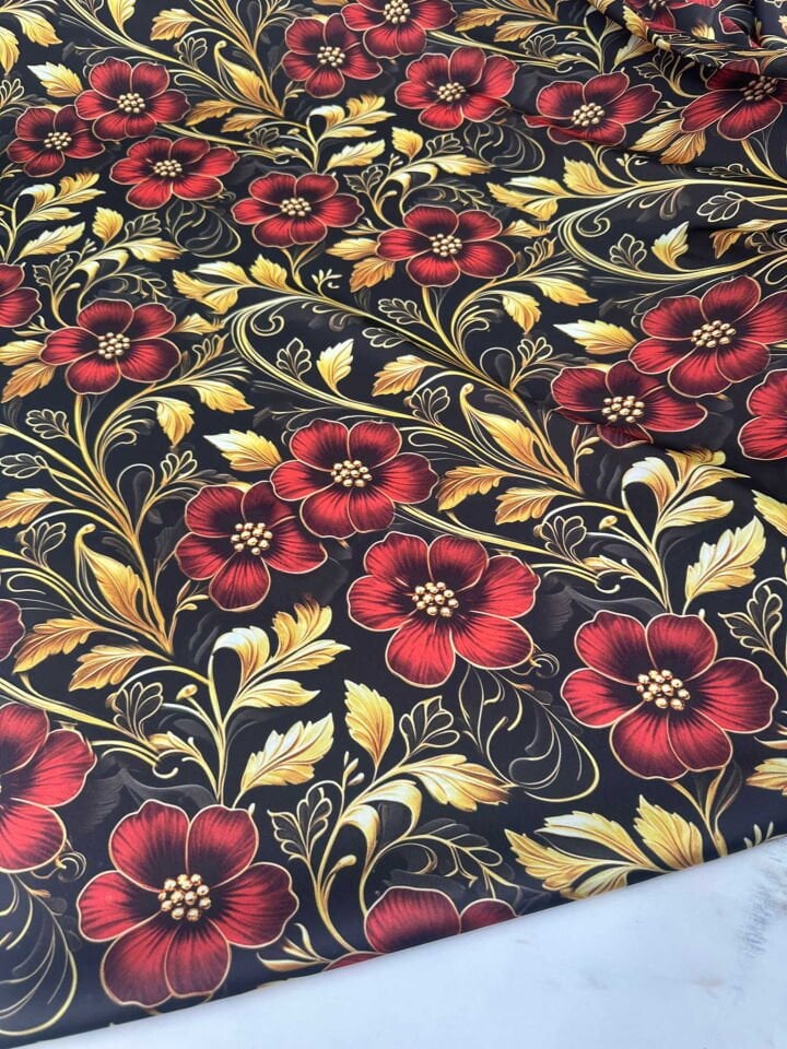 Delvaro İpek Saten Kumaş