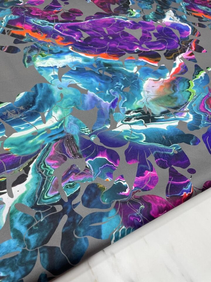 Mannoka Desen Elbiselik Gömleklik Tivil Saten Kumaş