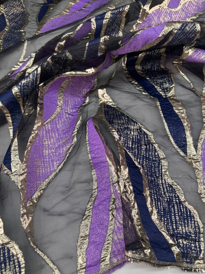 Desenli Varak Kablama Organize Elbise GÖmlek Abaya