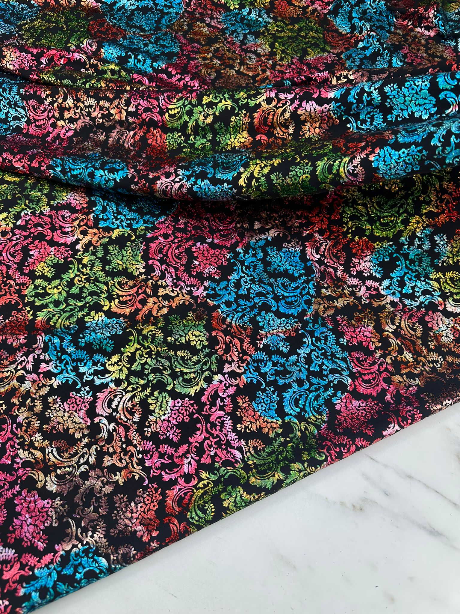 Elpayano Hologram Krep Kumaş