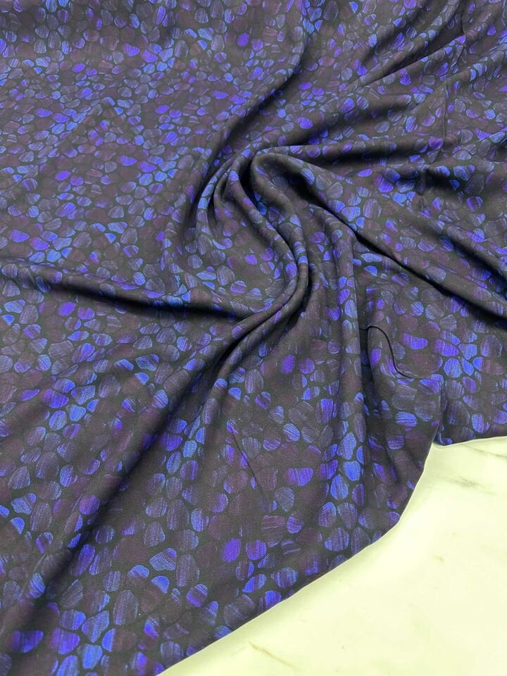 Taş Desen Belmando Viskon Elbise Etek Şalvar