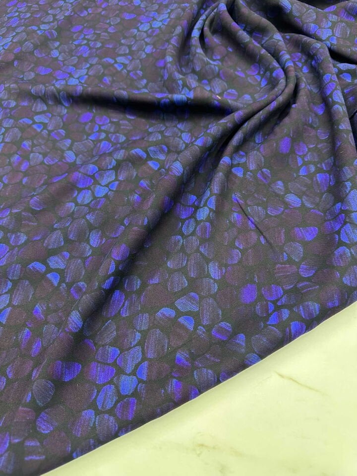 Taş Desen Belmando Viskon Elbise Etek Şalvar