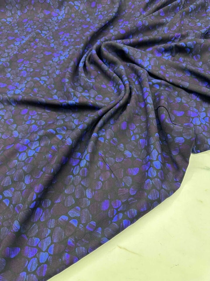 Taş Desen Belmando Viskon Elbise Etek Şalvar