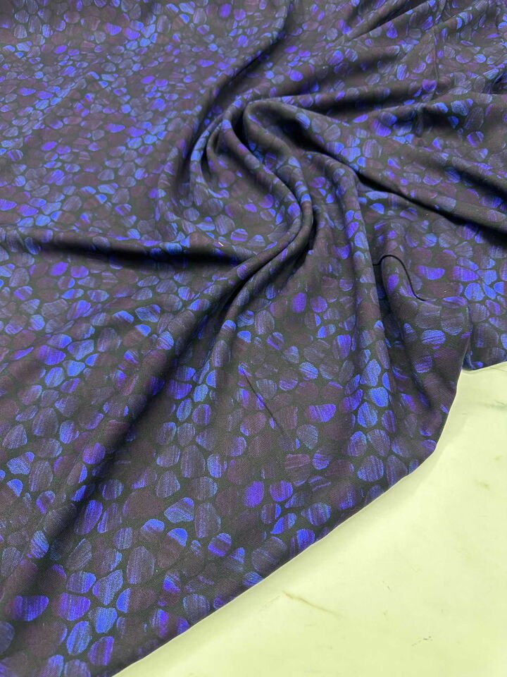 Taş Desen Belmando Viskon Elbise Etek Şalvar