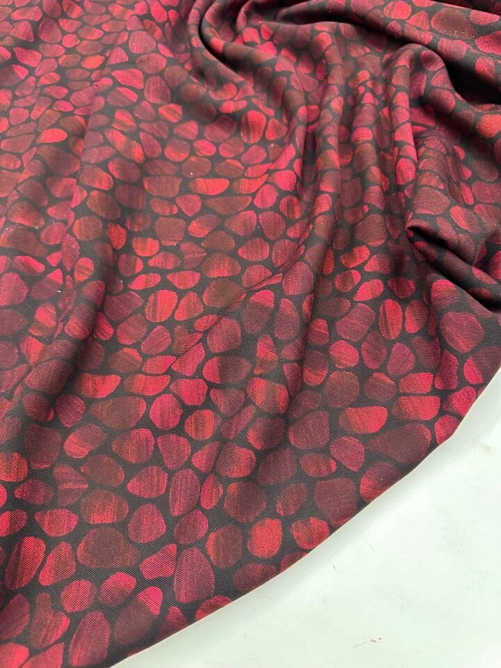 Taş Desen  Belmando Kumaş Elbise Etek Şalvar