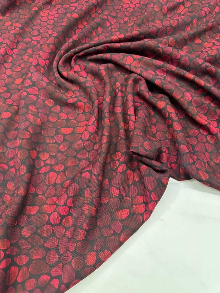 Taş Desen  Belmando Kumaş Elbise Etek Şalvar