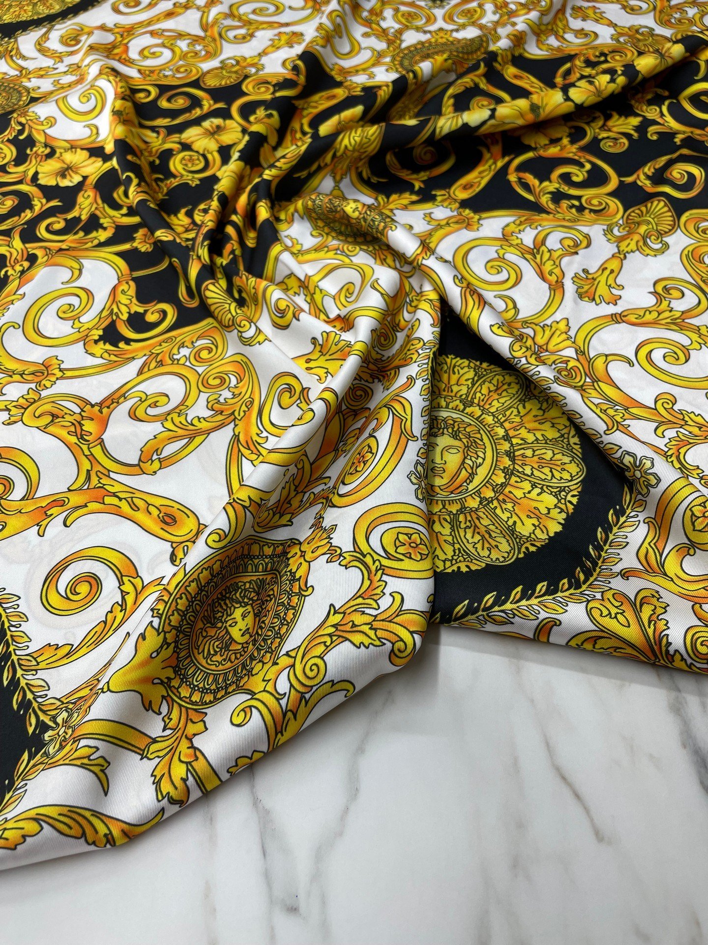 Verona Desen Elbiselik Gömleklik Tivil Saten Kumaş