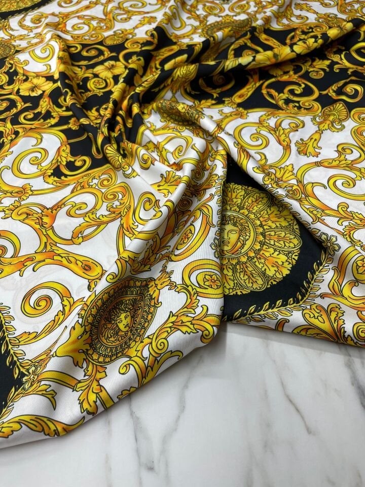 Verona Desen Elbiselik Gömleklik Tivil Saten Kumaş