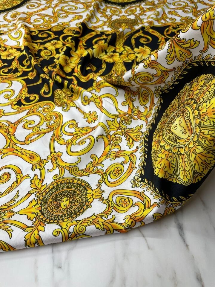 Verona Desen Elbiselik Gömleklik Tivil Saten Kumaş