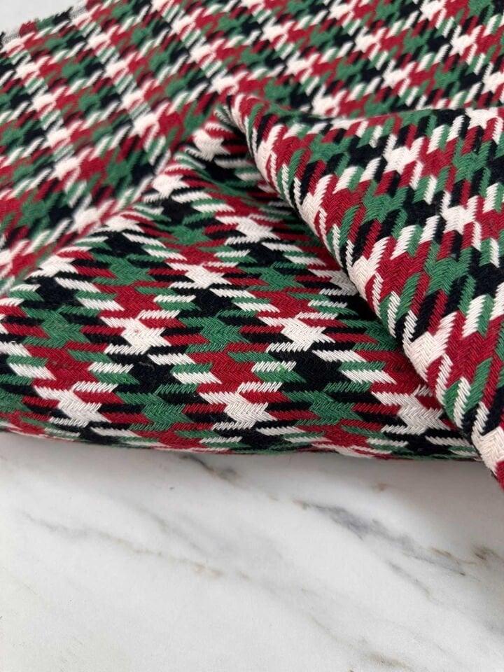 Kışlık Kaz Ayagı şanel Kumaş Elbise Etek Ceket Yelek