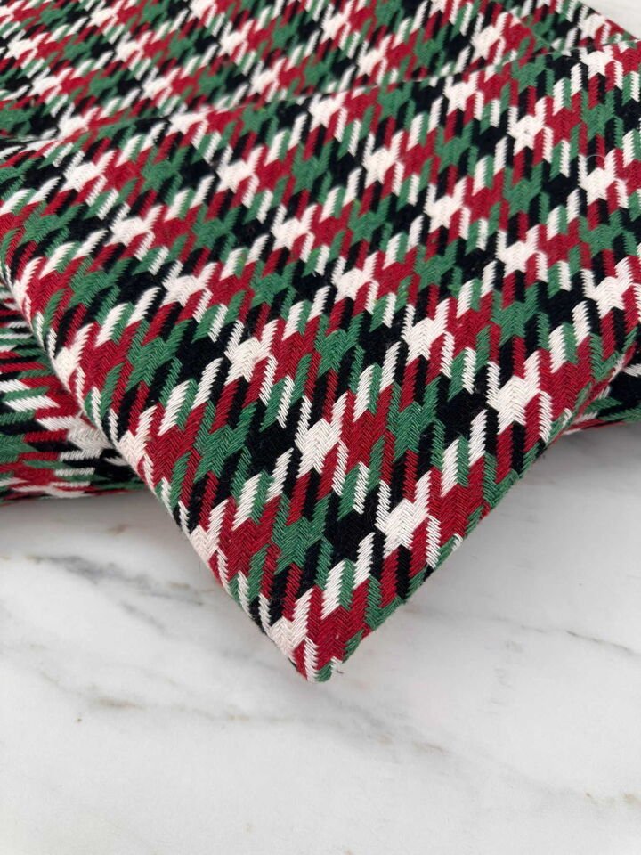 Kışlık Kaz Ayagı şanel Kumaş Elbise Etek Ceket Yelek