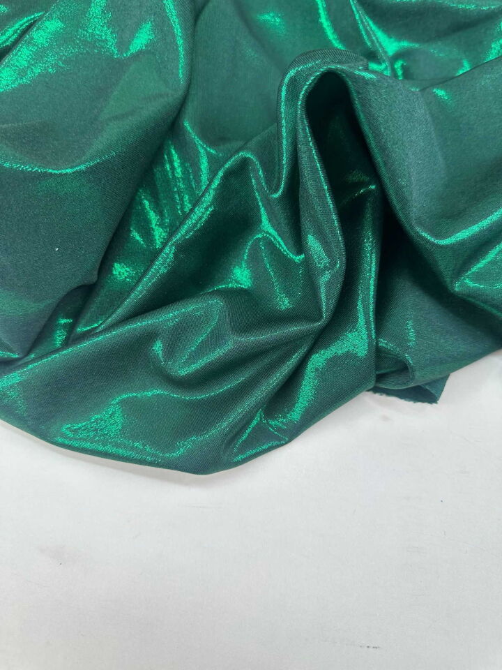 Yeşil Lame Kumaş