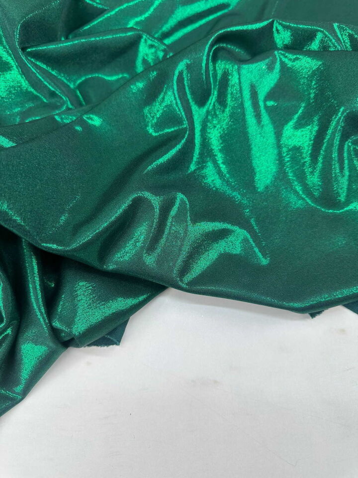 Yeşil Lame Kumaş
