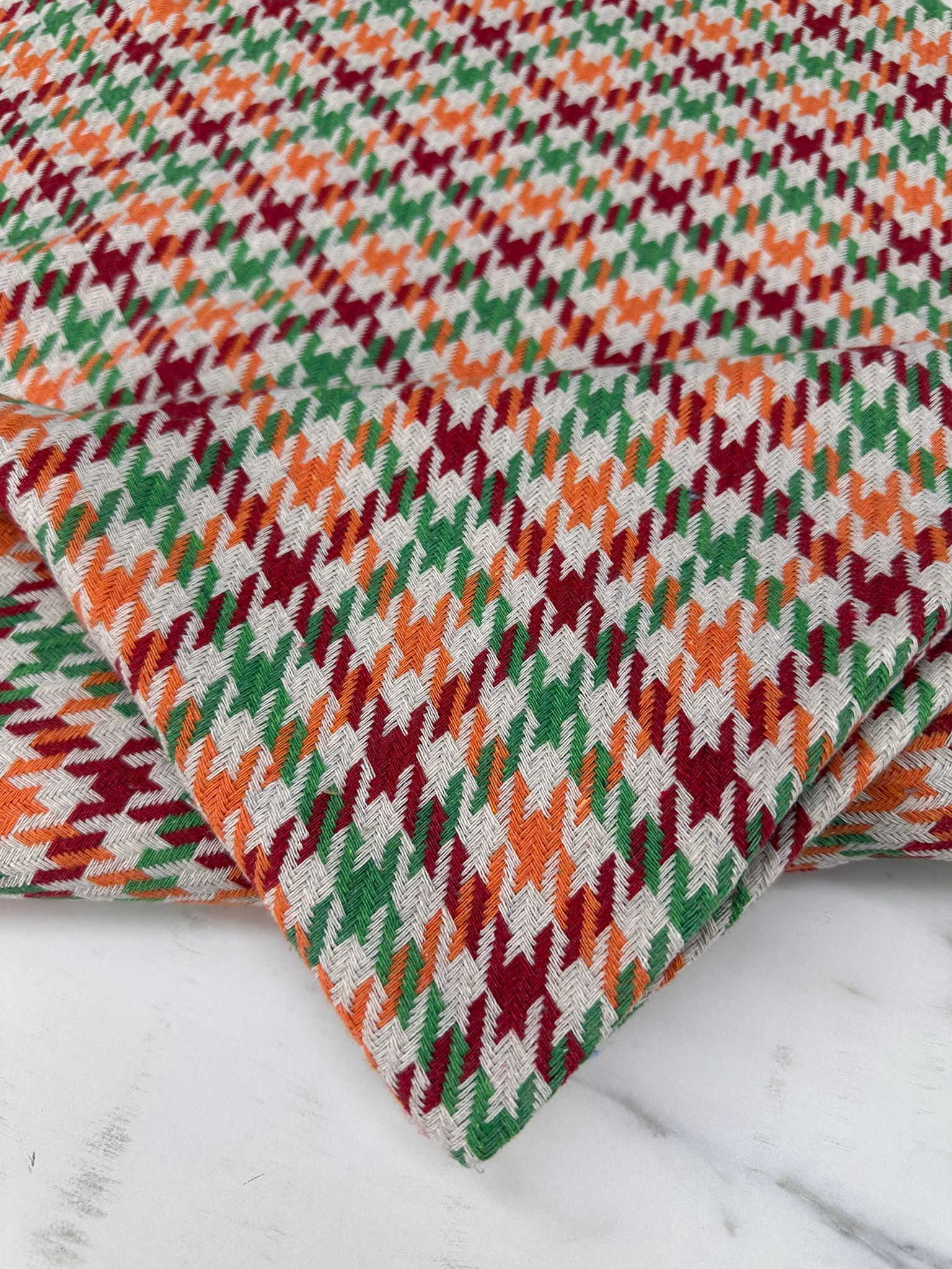 Kışlık Kaz Ayagı Desen Şanel Kumaş Elbise Etek Ceket Yelek