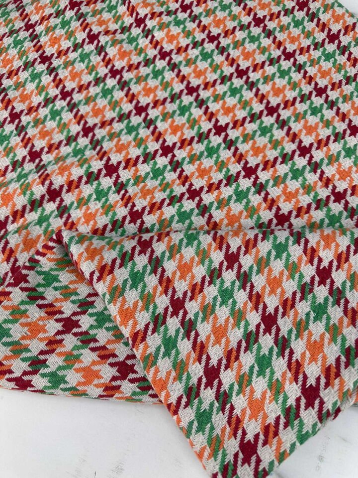 Kışlık Kaz Ayagı Desen Şanel Kumaş Elbise Etek Ceket Yelek