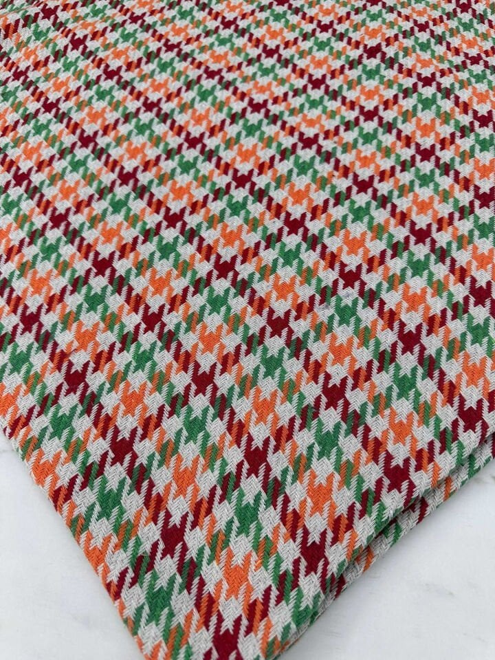 Kışlık Kaz Ayagı Desen Şanel Kumaş Elbise Etek Ceket Yelek