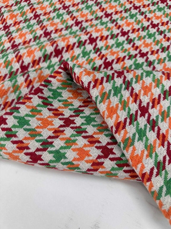 Kışlık Kaz Ayagı Desen Şanel Kumaş Elbise Etek Ceket Yelek