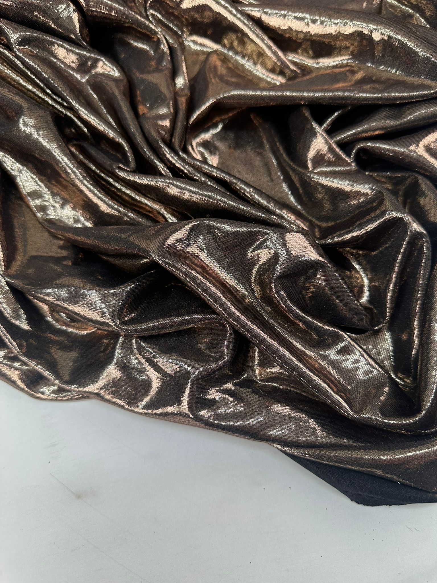 Bakır Renk Lame Kumaş