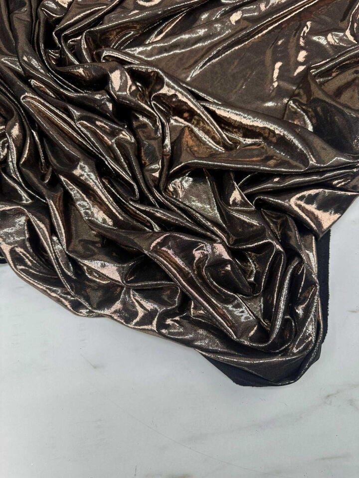 Bakır Renk Lame Kumaş