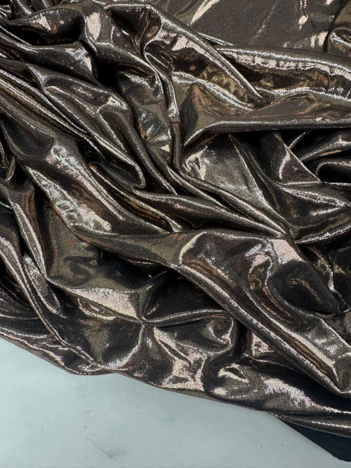 Bakır Renk Lame Kumaş