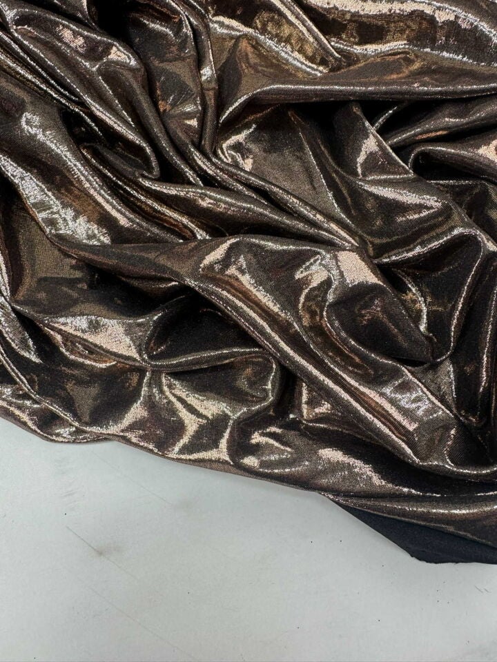 Bakır Renk Lame Kumaş