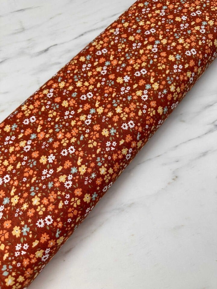 Küçük Desenli Poplin Empirme En 1,70