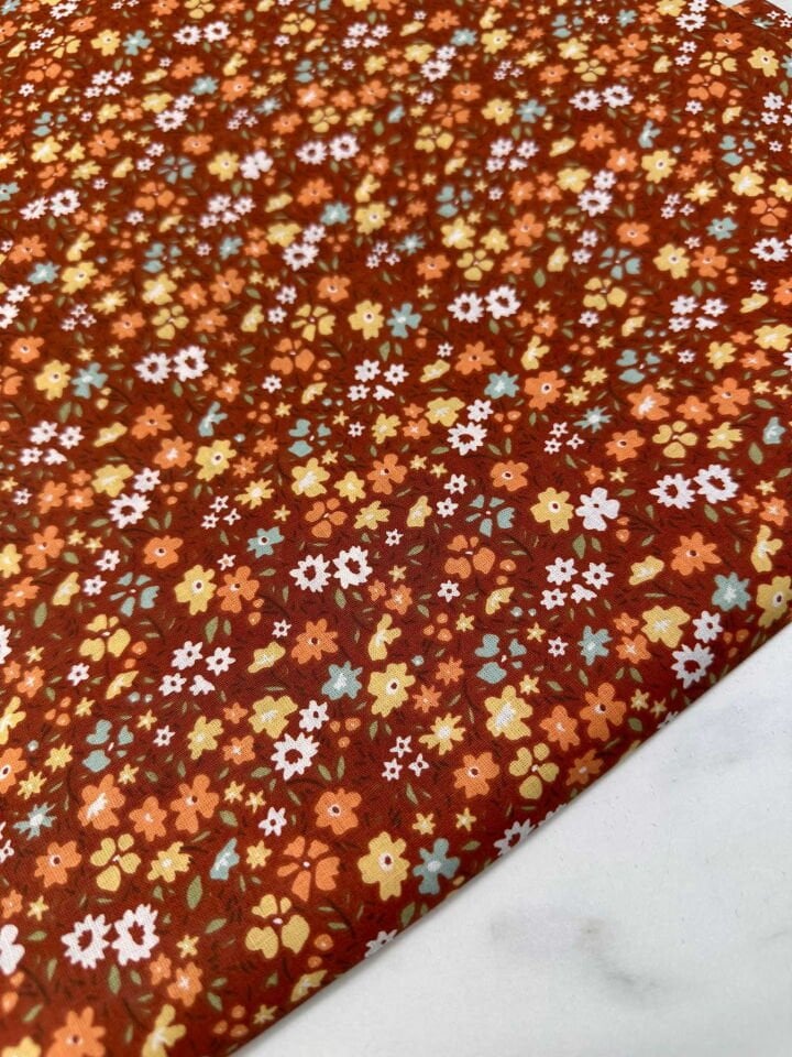 Küçük Desenli Poplin Empirme En 1,70