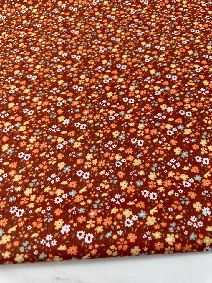 Küçük Desenli Poplin Empirme En 1,70