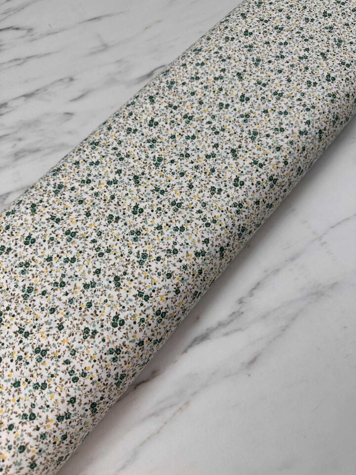 Küçük Desenli Poplin Kumaş En 1,70