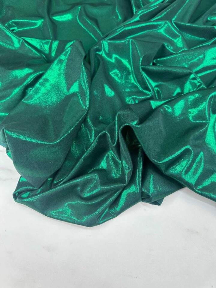 Yeşil Lame Kumaş