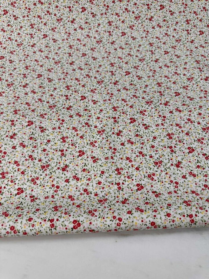 Yüzde Yüz  Pamuklu Poplin Kumaş En 1,70