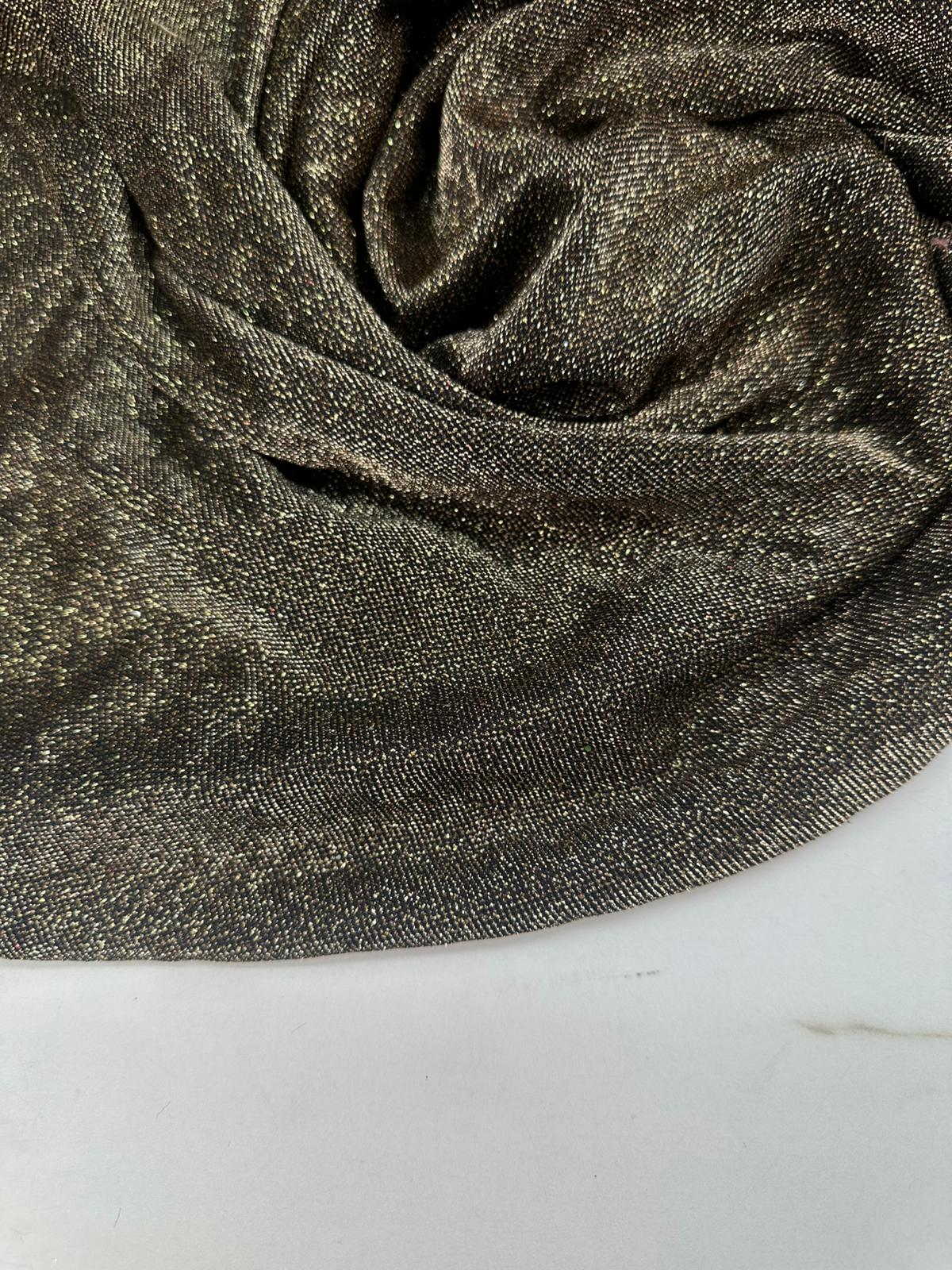 Likralı Simli Örme Kumaş