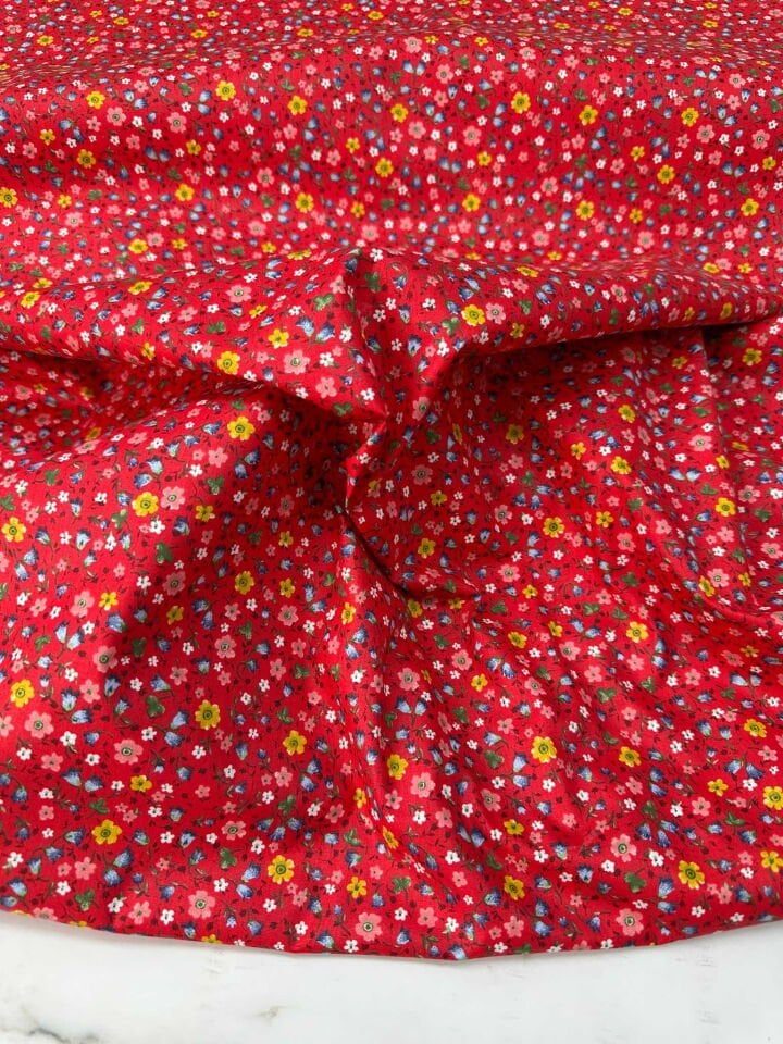 Yüzde Yüz Pamuklu Poplin Kumaş En 1,70