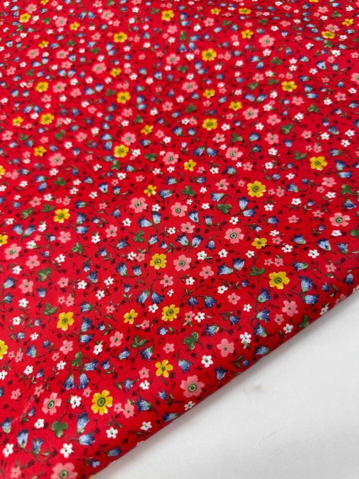 Yüzde Yüz Pamuklu Poplin Kumaş En 1,70