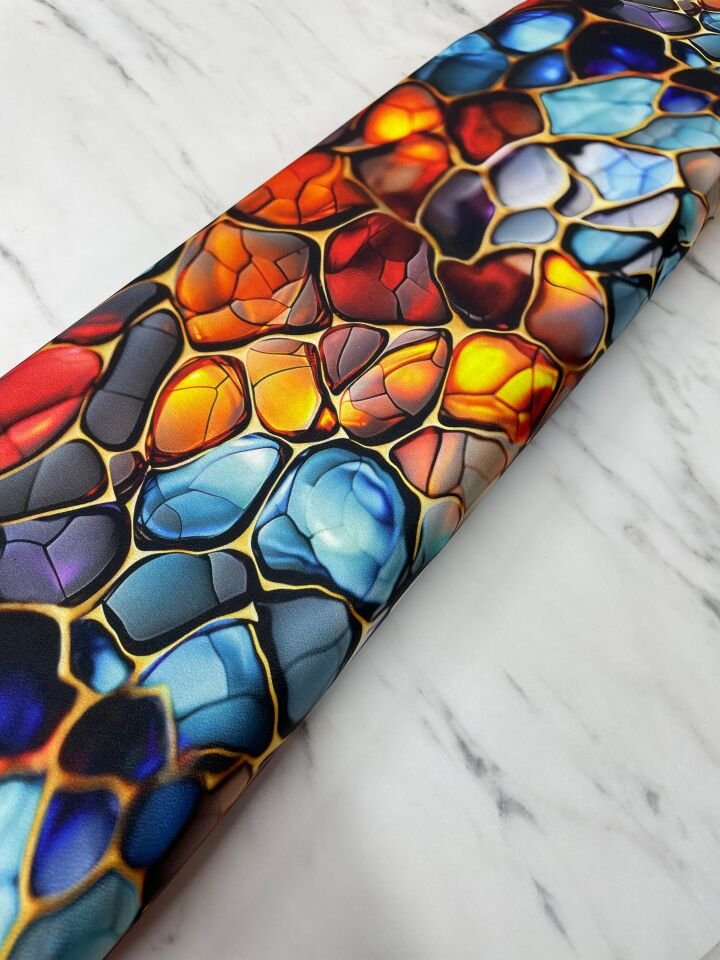 Kristal Desen Elbiselik Gömleklik Tivil Saten Kumaş