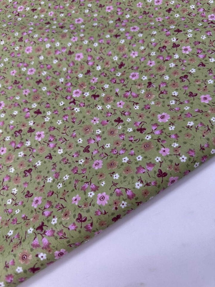 Yüzde Yüz Pamuklu Poplin Kumaş En 1,70