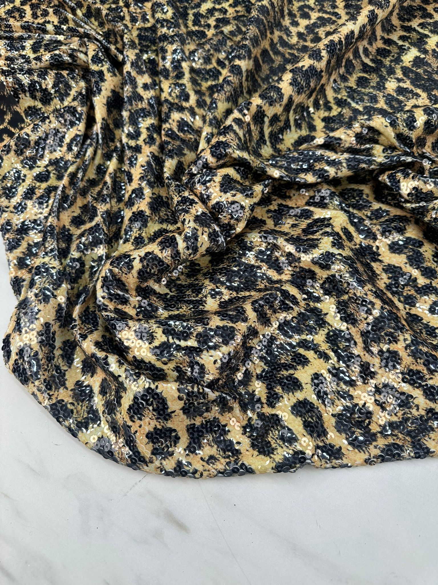 Leopar Desen Payet Kumaş