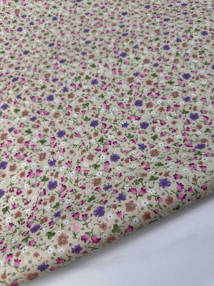 Yüzde Yüz Pamuklu Poplin Kumaş En,1,70