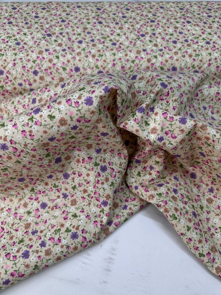 Yüzde Yüz Pamuklu Poplin Kumaş En,1,70