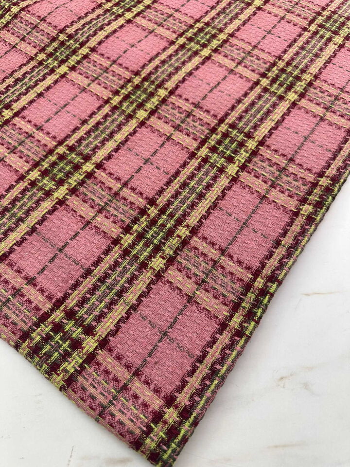 Kışlık Şanel Dokuma Kumaş Etek Ceket Elbise Yelek