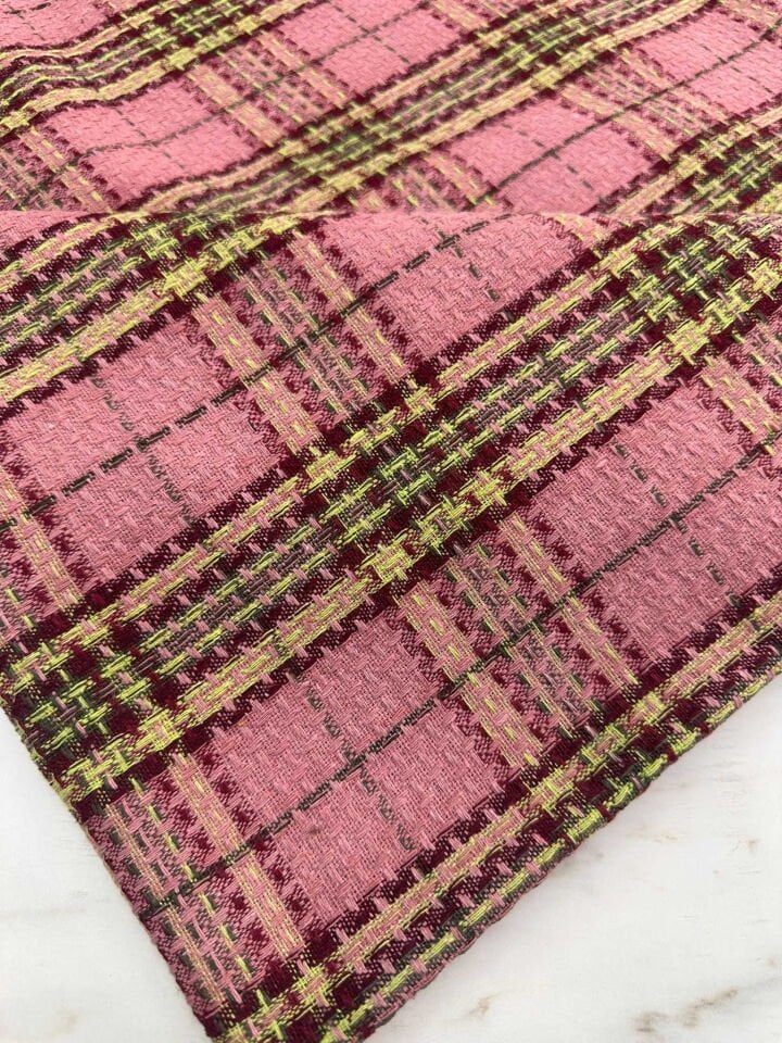 Kışlık Şanel Dokuma Kumaş Etek Ceket Elbise Yelek