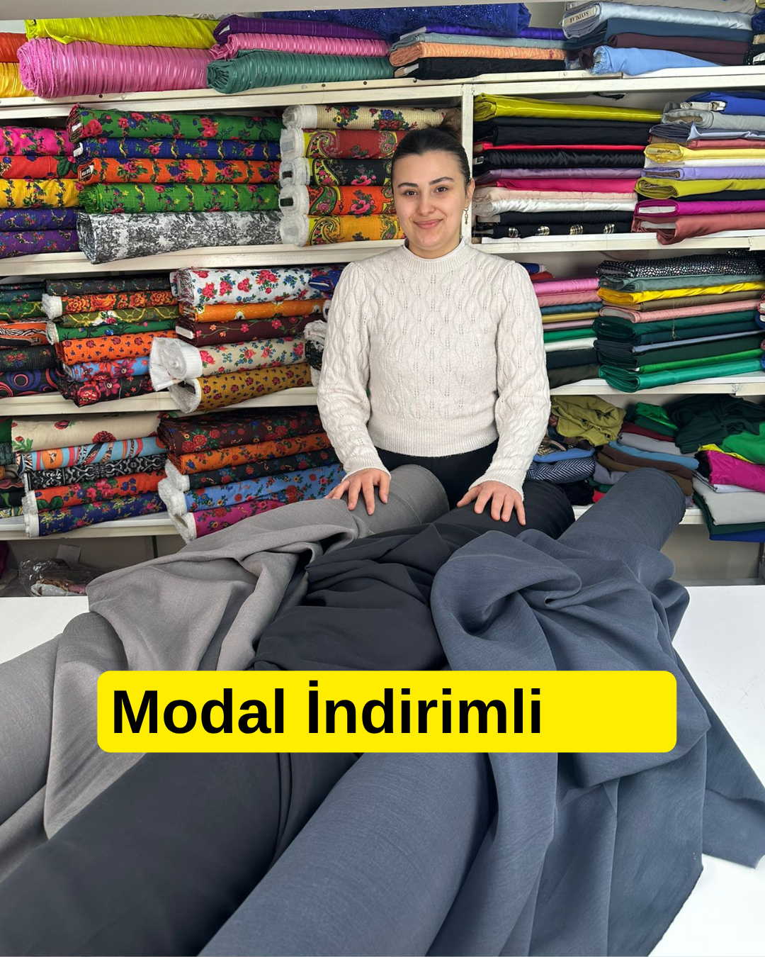 Modal Tensel Kumaş Siyah