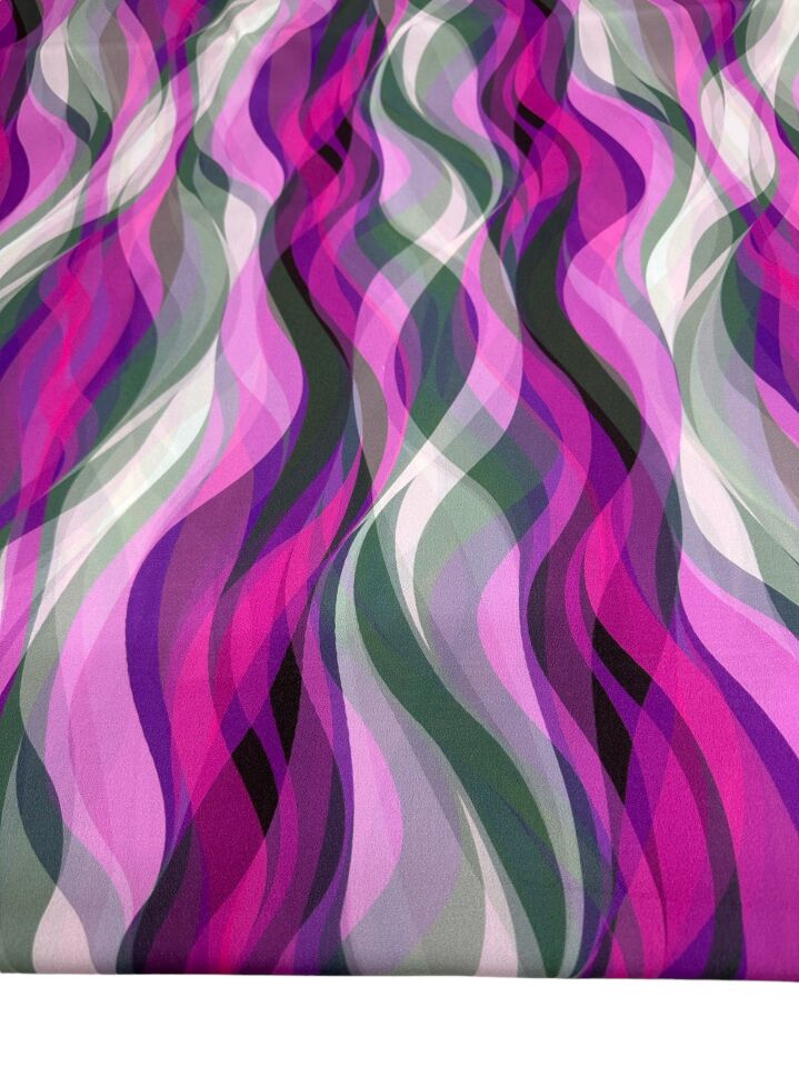 Liva Desen Elbiselik Gömleklik Krep Kumaş