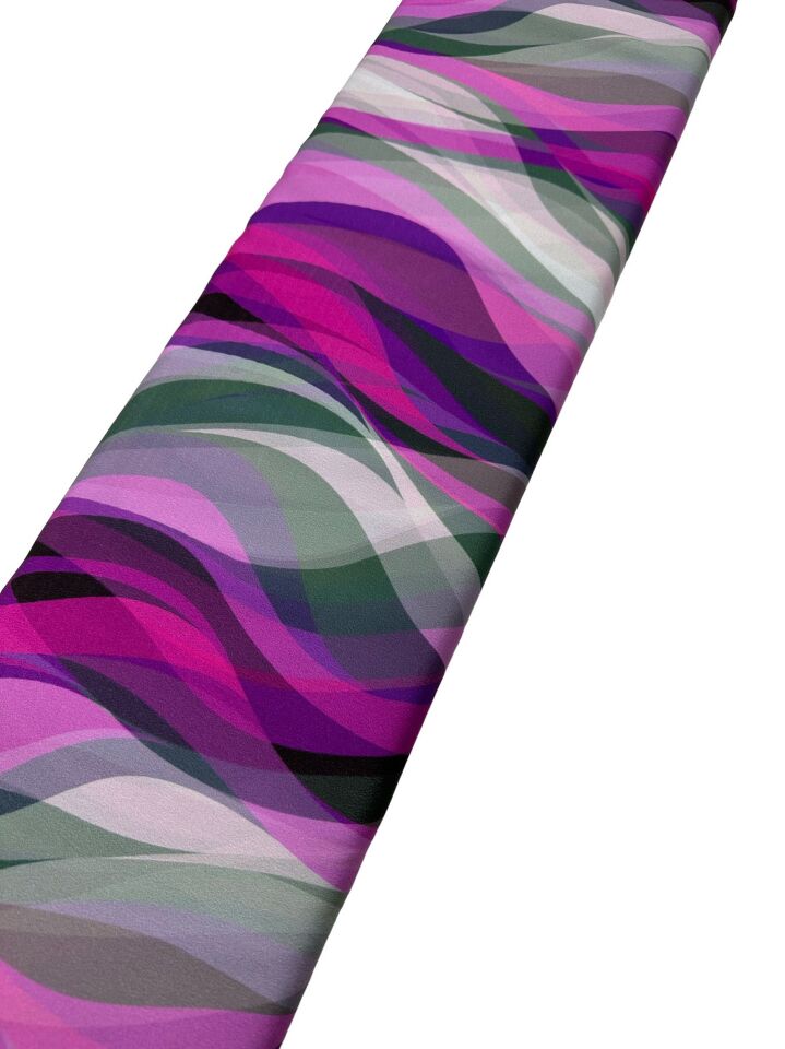 Liva Desen Elbiselik Gömleklik Krep Kumaş