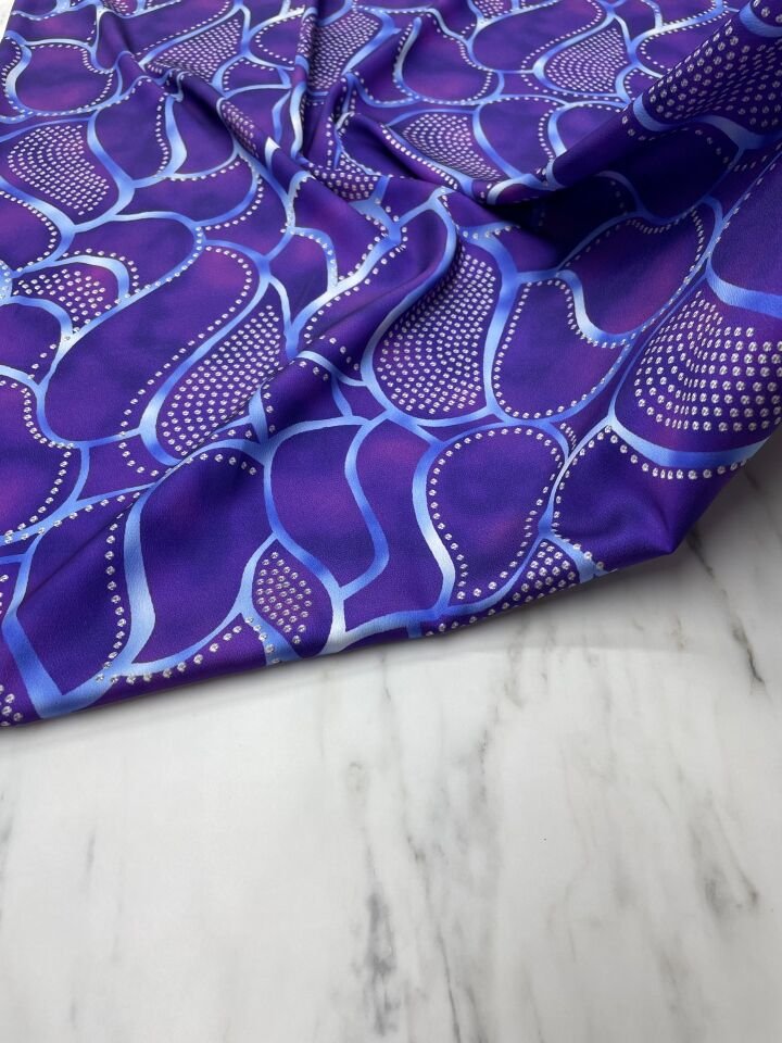 Viva Desen Elbiselik Gömleklik Tivil Saten Kumaş