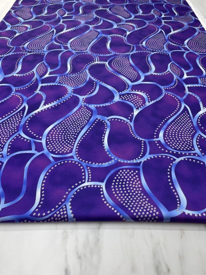 Viva Desen Elbiselik Gömleklik Tivil Saten Kumaş